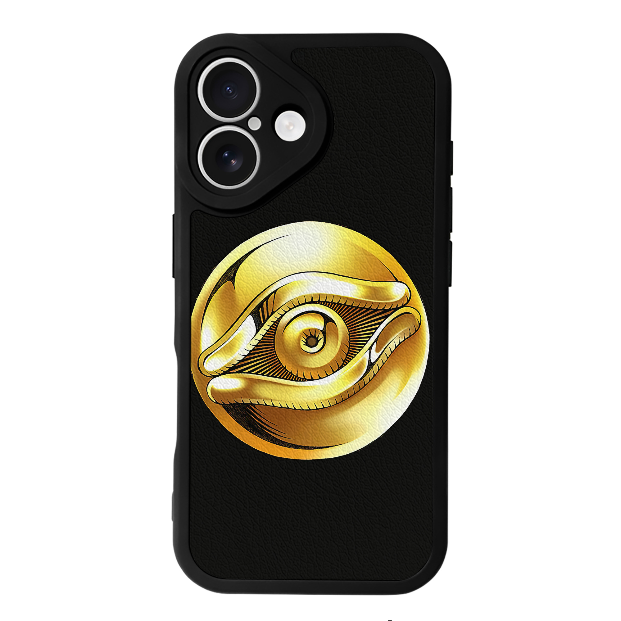 （画像用） 遊☆戯☆王 Yu-Gi-Oh! 【iPhone 16シリーズ対応】シリコンスマホケース（レザー調） 材質：シリコン